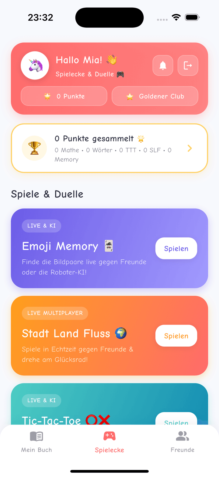 Buukilino Live-Spieleübersicht